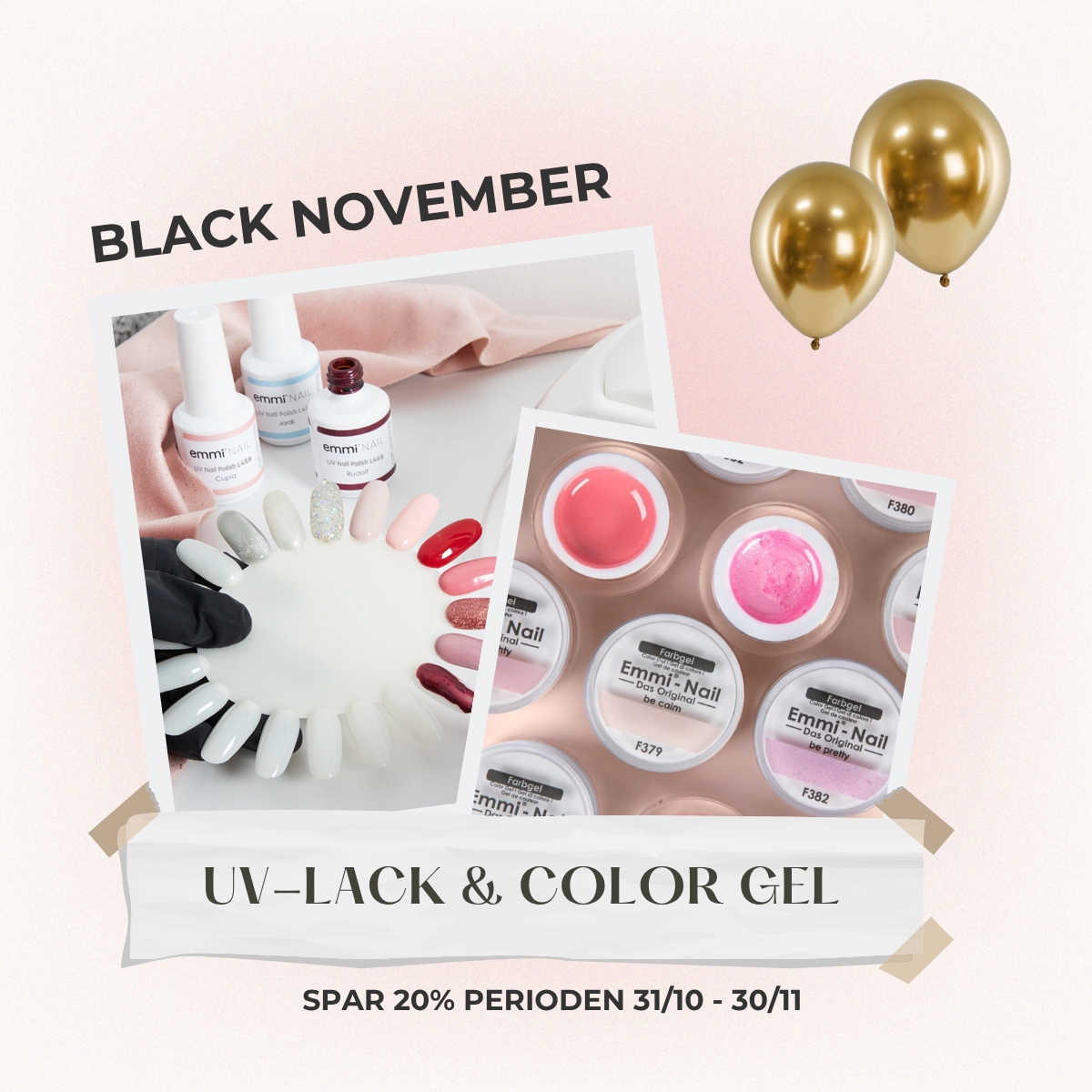 GELPOLISH & COLOR GEL ⎮ 20%